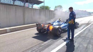 Sainz's Austrian GP Nightmare: Ferrari Driver's Car Erupts in Flames, Race Delayed