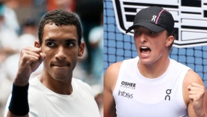 Swiatek Dominates, Auger-Aliassime Upsets Rublev in US Open Quarterfinal Showdown