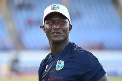 Daren Sammy, West Indies coach, during a match.