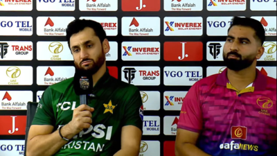 Watch: Pakistan captain can’t hide his reaction after journalist calls Afghanistan Asia's No. 2 team