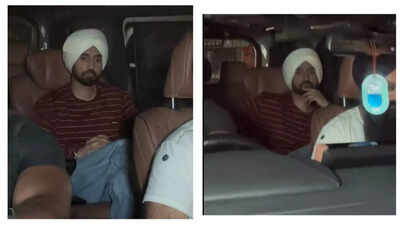 Diljit Dosanjh makes rare appearance in Mumbai months after Sardaar Ji 3 controversy, chooses not to step out or interact