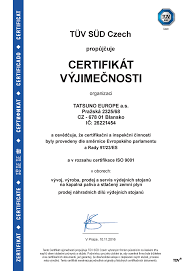 certifikát iso 9001