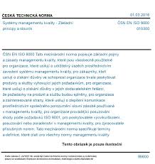 Standardy řízení jakosti: ČSN EN ISO 9000 v praxi