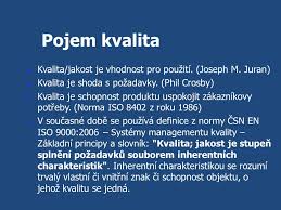 pojem kvalita